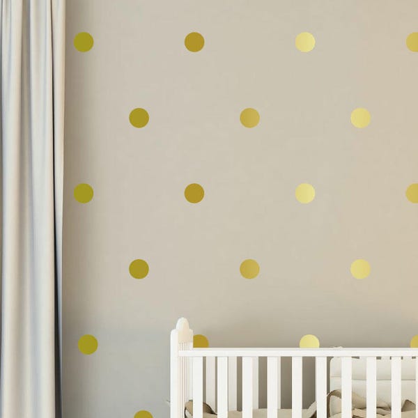 Gold Wall Decals Etsy