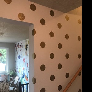 3" Inches Polka Dot Wall Decals- 3" Inch Polka Dots Wall Decor - 3 Inch Circle Vinyl Decals Polka Vinyl Wall Stickers