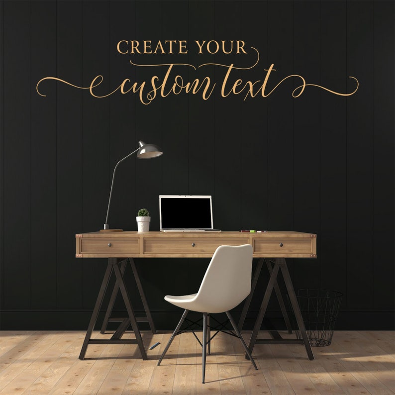 Custom Wall Decal Create Your Own Wall Quote Sticker Design Etsy
