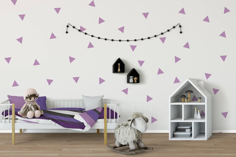 Triangle Wall Decal Decals Stickers Nursery Pattern
