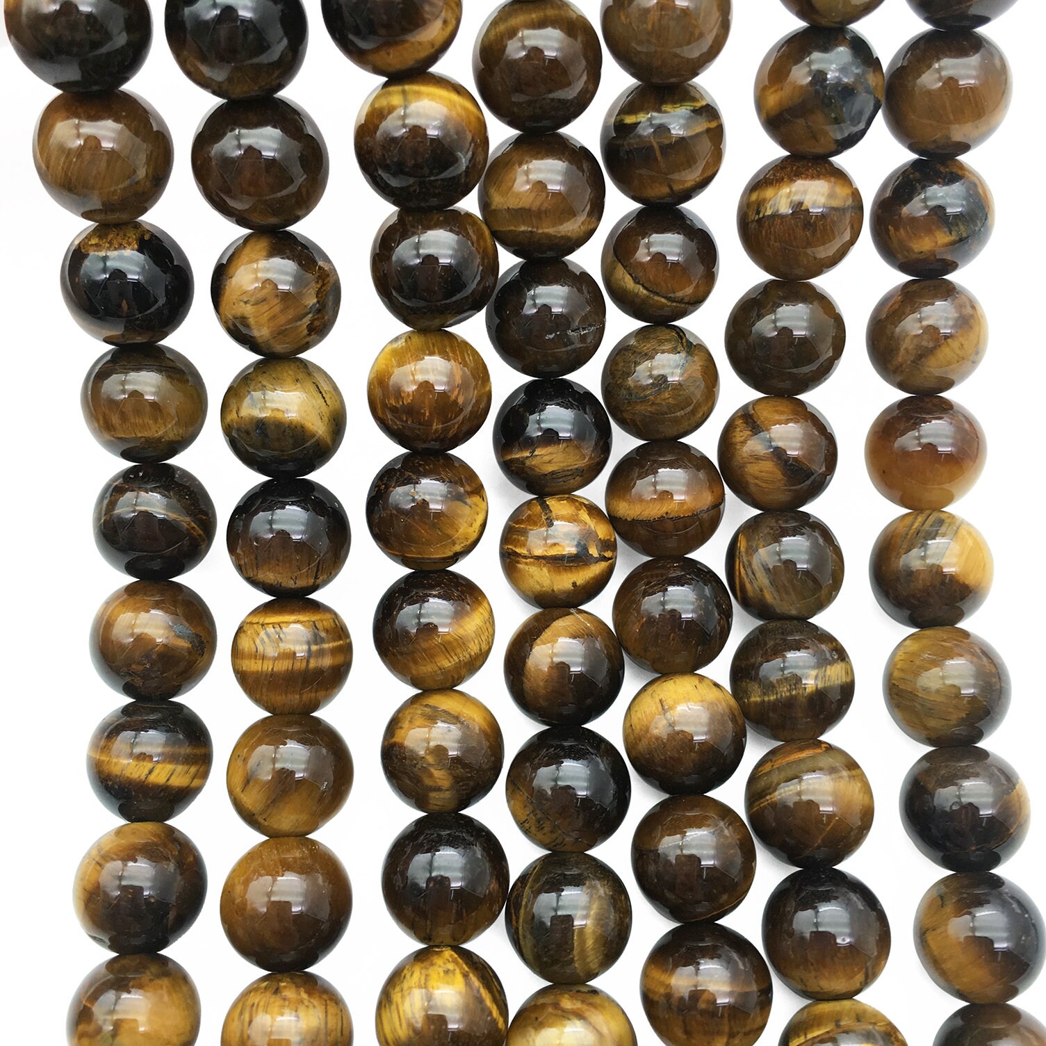 Yellow tiger eye beads Clearance