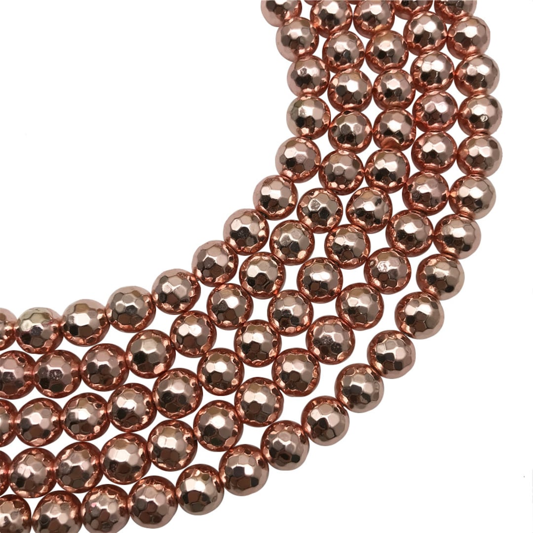 Rose gold hematite beads Clearance