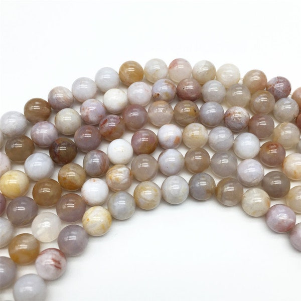 8mm Australian Agate Beads, Round Gemstone Beads, Wholesale Beads