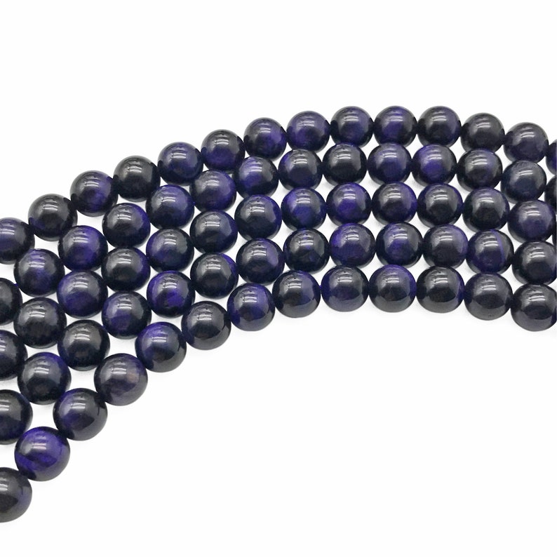 8mm Tigereye Natural Round Beads 40cm 15/" Stone