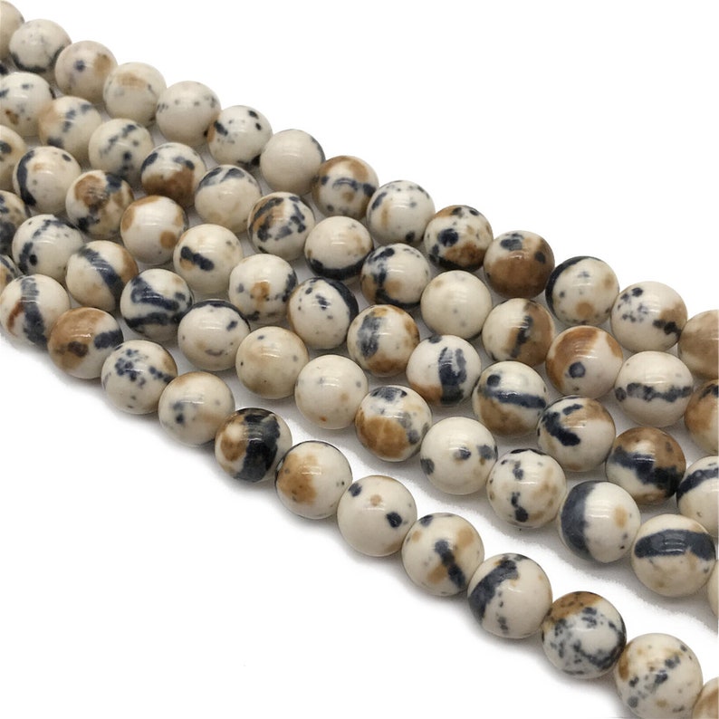 8mm Rain Flower Beads Round Gemstone Beads Wholesale Beads Etsy