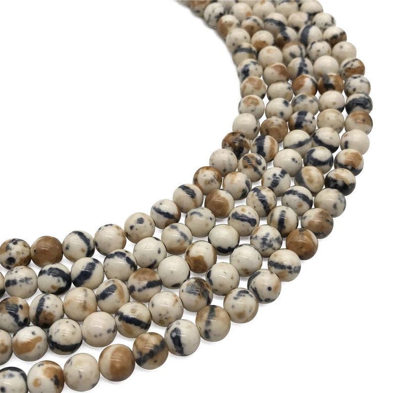 8mm Rain Flower Beads Round Gemstone Beads Wholesale Beads Etsy