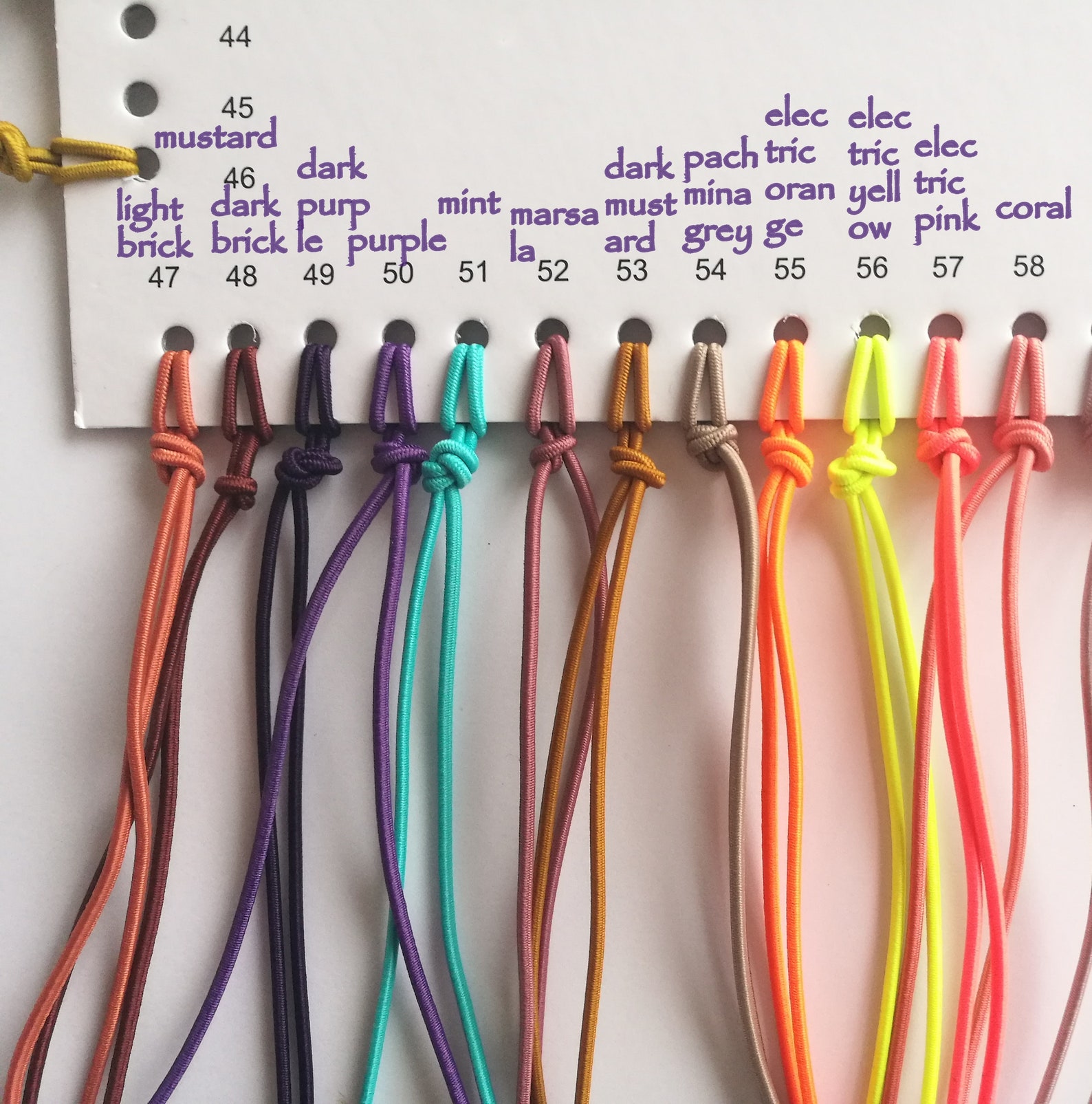 Round Elastic 2 Mm Cord Stretch Jewelry Cord Elastic Cord Etsy