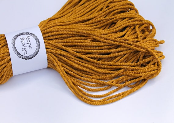 Polyester Rope, Diameter 4 5 Mm, Braided Nylon Rope, Soft Polyester Rope,  Macrame Supplies -  UK