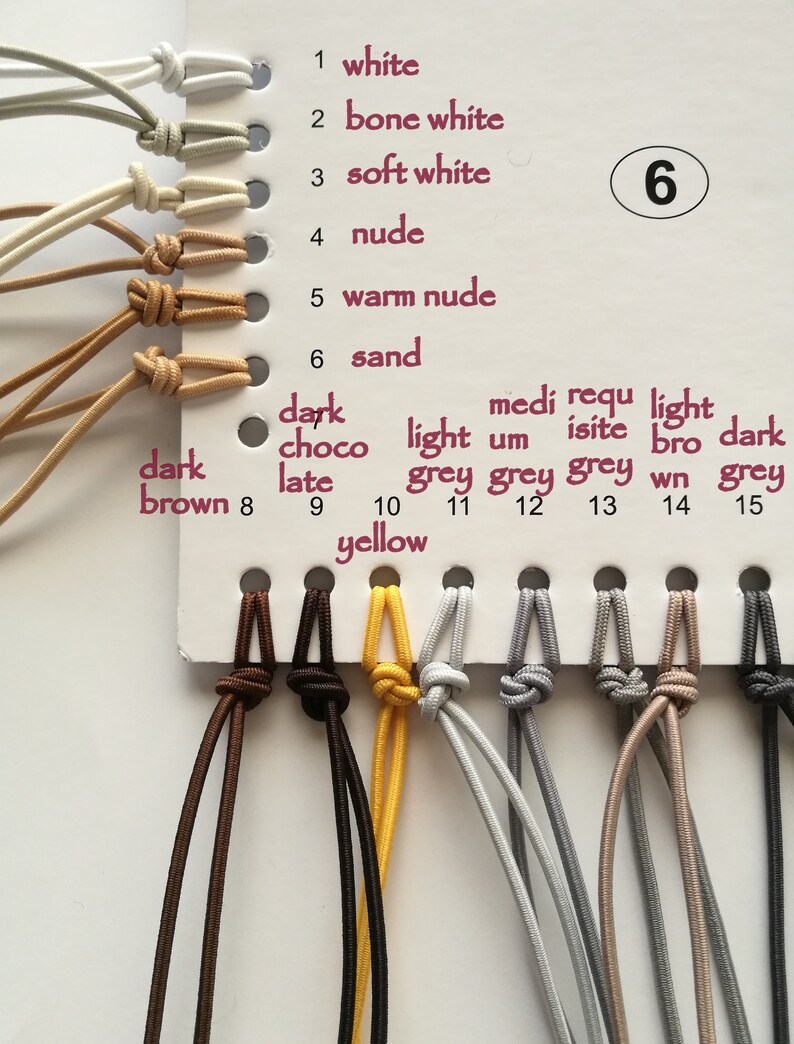 Round Elastic 2 Mm Cord Stretch Jewelry Cord Elastic Cord Etsy