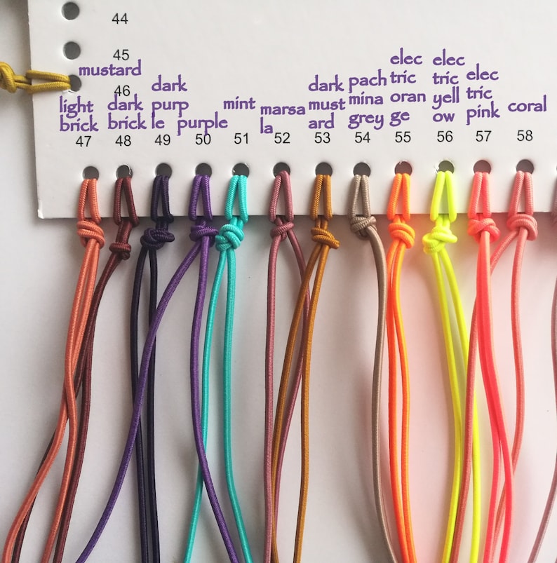 Elastic cord Round elastic 2 mm cord Sewing supplies Etsy