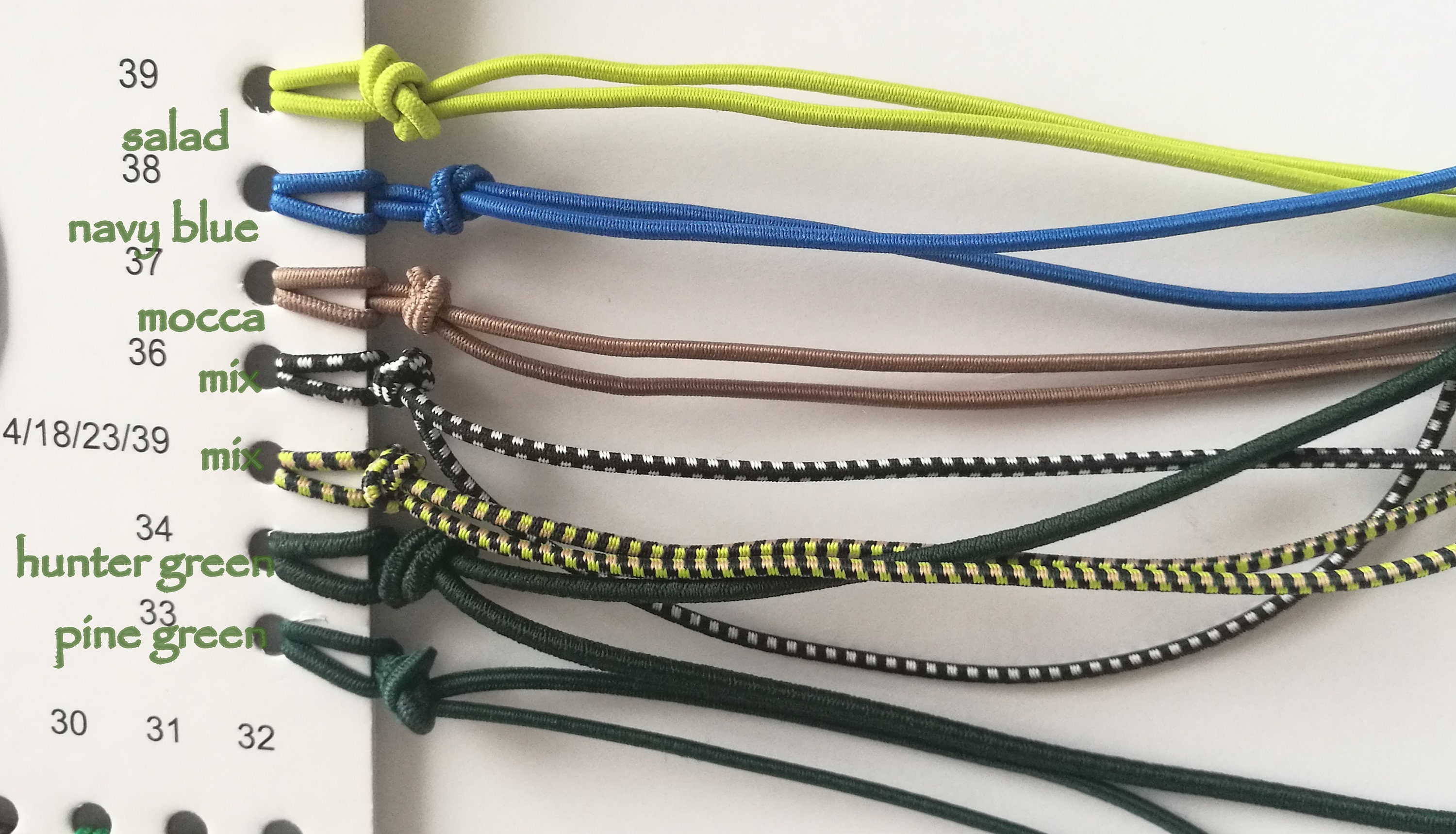 Round Elastic 1 Mm Cord String Jewelry Cord Elastic Cord Etsy Canada