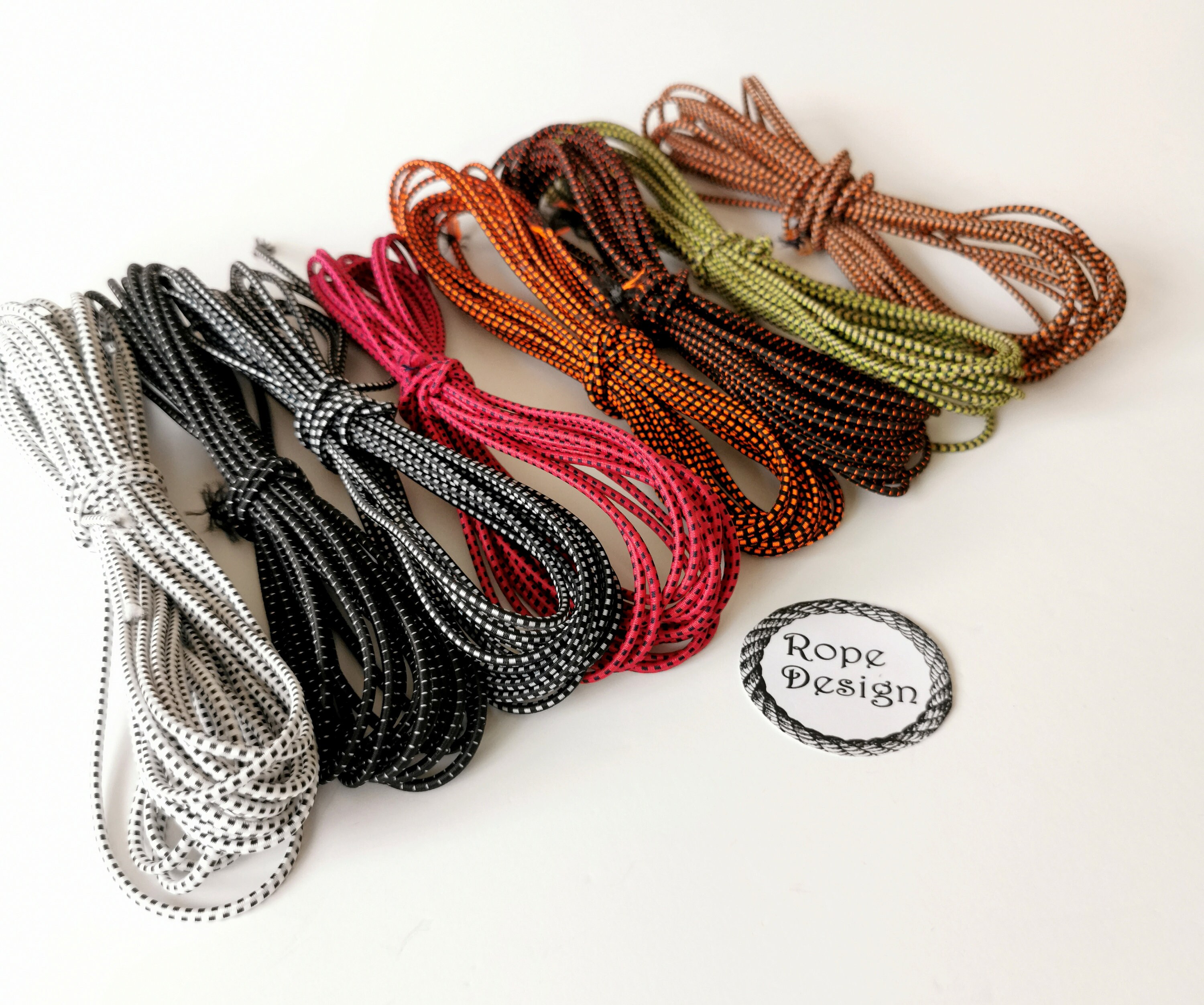 WHITEIBIS Elastic Bungee / Shock Cord Cables, Luggage Tying Rope