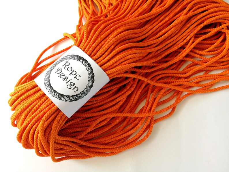 Polyester Macrame Cord 5mm 100m/109yards Chunky Rope Soft | Etsy