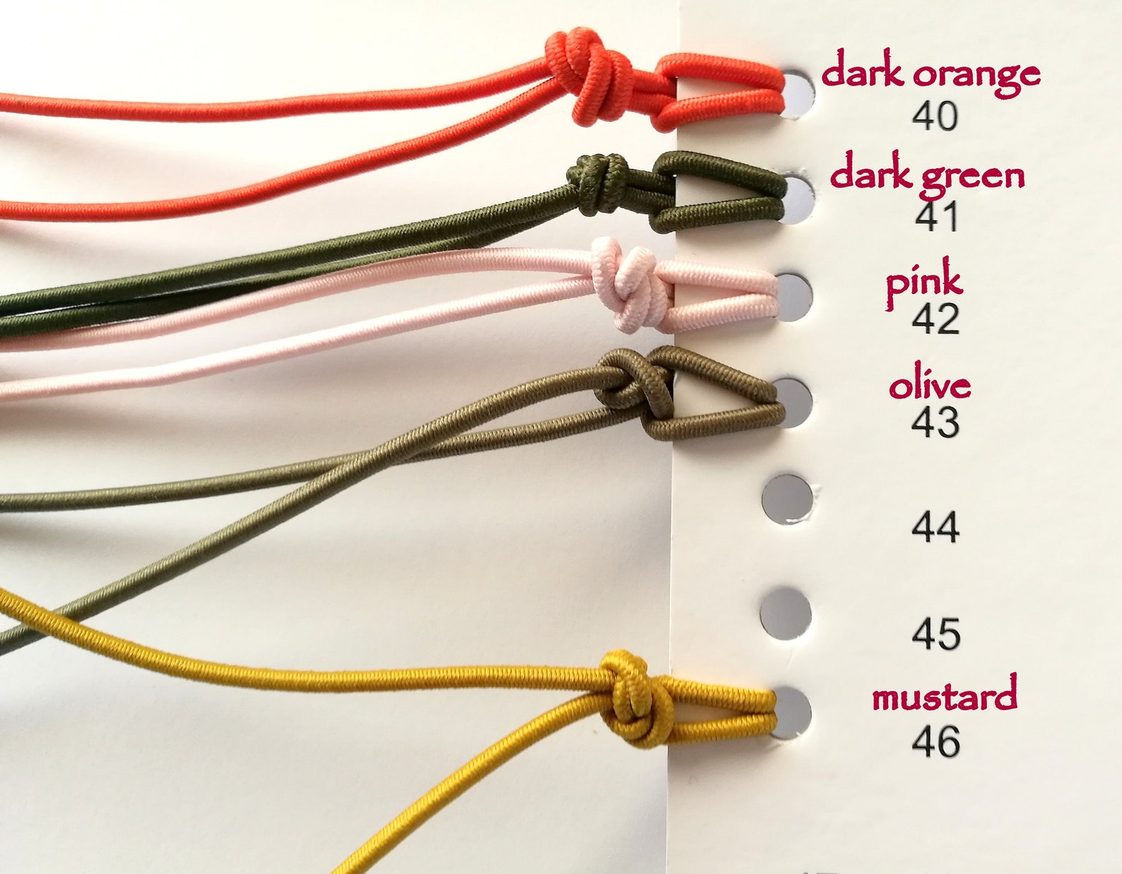 Round Elastic 2 Mm Cord Stretch Jewelry Cord Elastic Cord Etsy