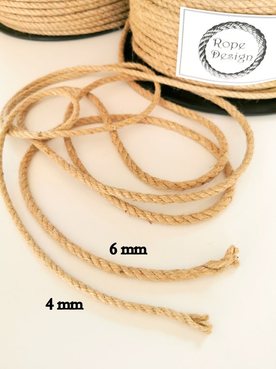 Cuerdas de yute natural