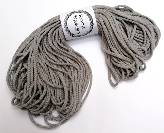 Macrame COTTON Cord Soft Rope 5 Mm Cord 50 Meters Chunky Rope Colored  COTTON Rope Craft Project Strong Rope Textile Cord Macrame Suplies 