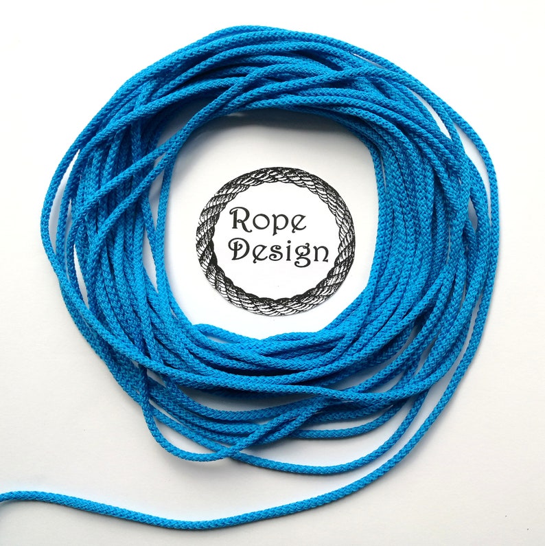 Polyester macrame cord 3 mm 100 m/109 yards Soft braided | Etsy