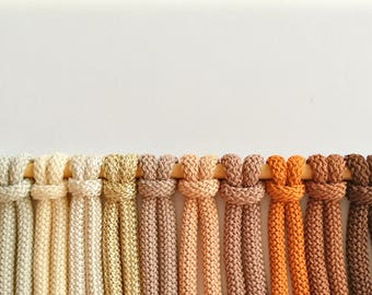 Macrame cord 6 mm 109 yard Chunky colored cord Polyester rope Soft cord 100 meters Nylon soft rope Handmade project Macrame supplies