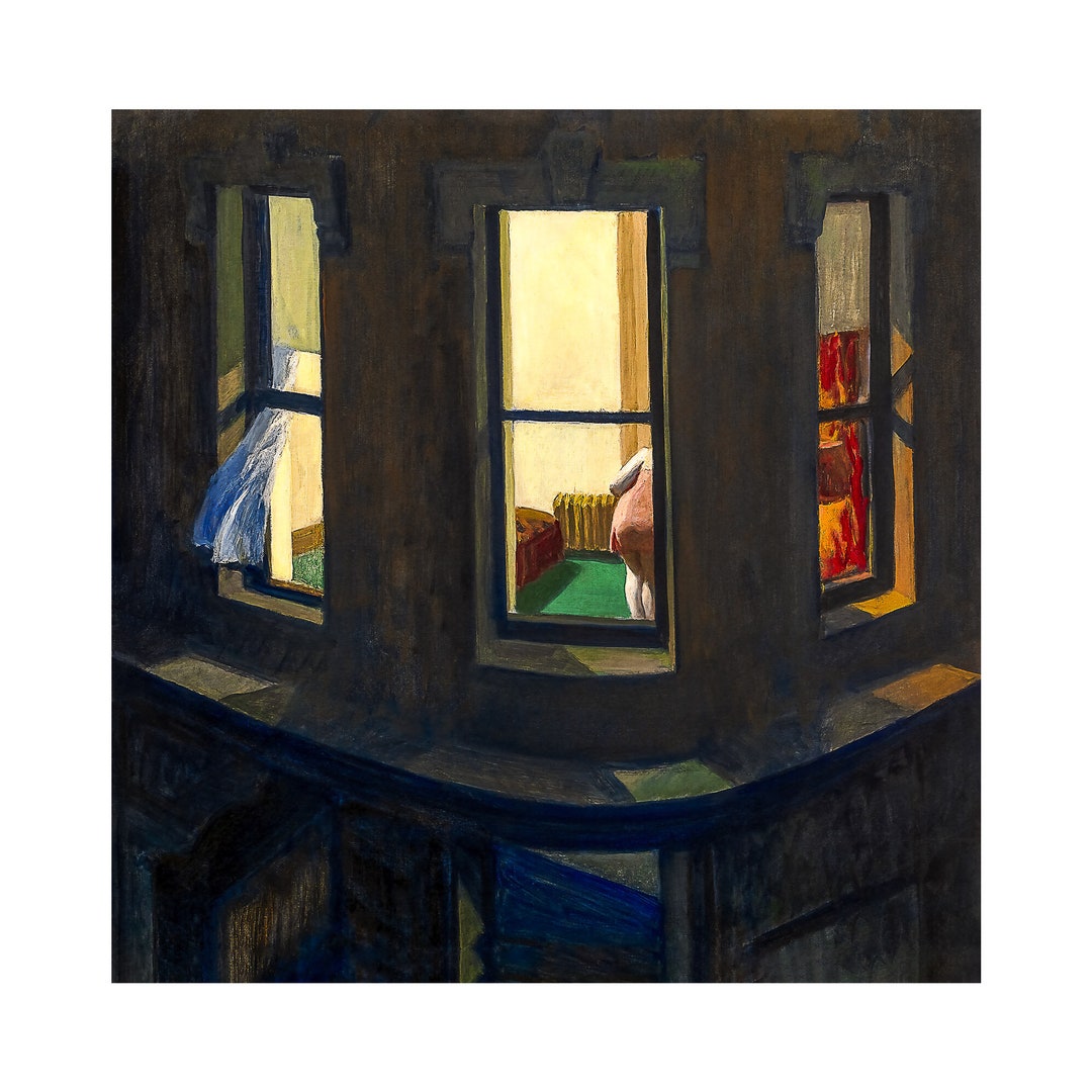Edward Hopper, Night Windows, 1928 | Art Print | Canvas
