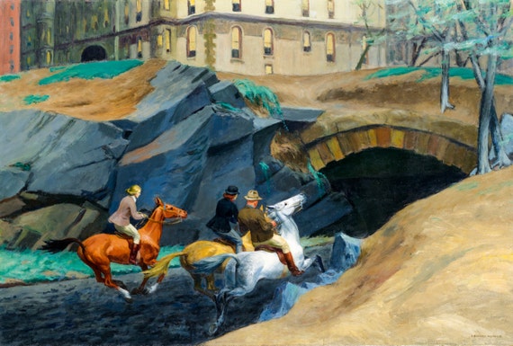 1957 by Edward Hopper Art Print Lady Desk Landscape Poster 24x36 Western Motel