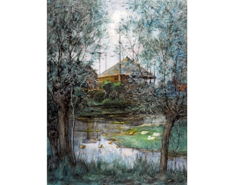 Piet Mondrian, Haystack, 1898 | Art Print | Canvas Print | Fine Art Poster | Art Reproduction | Archival Giclee | Gift Wrapped