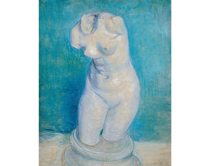 Van Gogh, Plaster Cast of a Woman's Torso, 1887 | Art Print | Canvas Print | Fine Art Poster | Art Reproduction | Archival Giclee | Gift