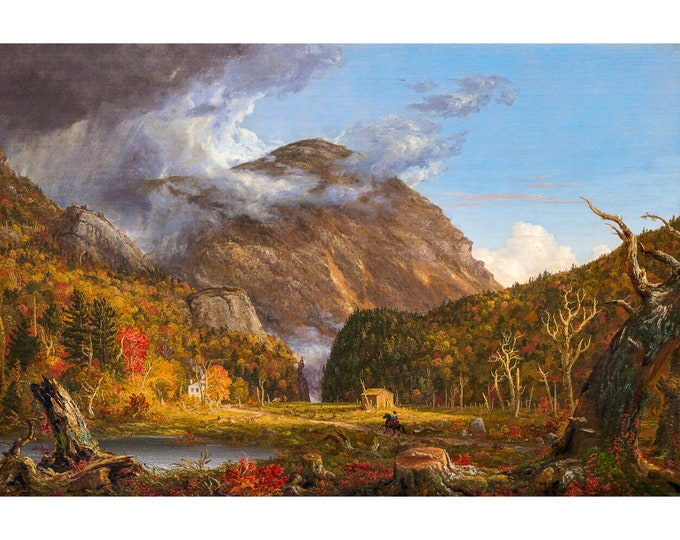 Thomas Cole, A View of the Mountain Pass Called the Notch of the White Mountains, 1839 | Art Print | Canvas Print | Fine Art Poster | Art