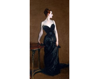 John Singer Sargent, Madame X, 1884 | Art Print | Canvas Print | Fine Art Poster | Art Reproduction | Archival Giclee | Gift Wrapped