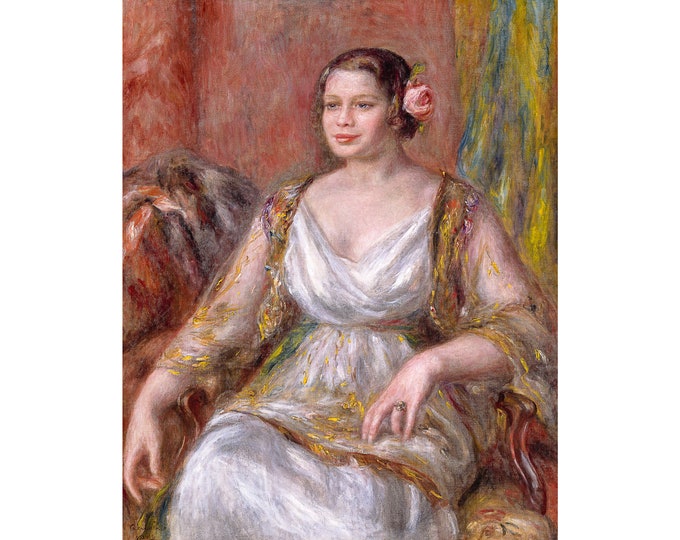 Renoir, Tilla Durieux, 1914 | Art Print | Canvas Print | Fine Art Poster | Art Reproduction | Archival Giclee | Gift Wrapped