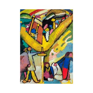 Wassily Kandinsky, Studie für Improvisation 8, 1909 | Art Print | Canvas Print | Fine Art Poster | Art Reproduction | Archival Giclee | Gift