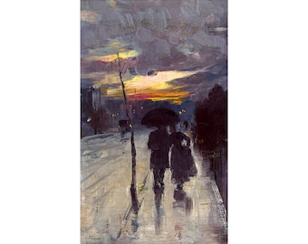 Tom Roberts, Going Home, 1889 | Art Print | Canvas Print | Fine Art Poster | Art Reproduction | Archival Giclee | Gift Wrapped