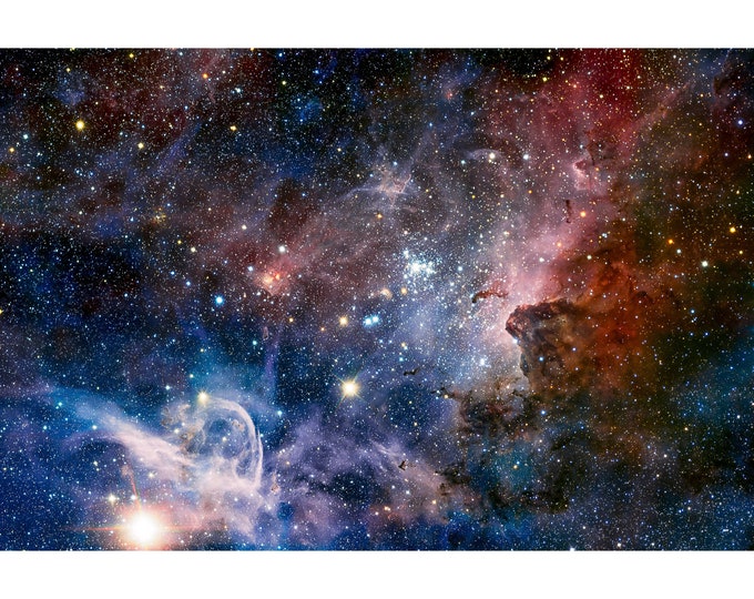 Carina Nebula, ESO Space Art | Art Print | Canvas Print | Fine Art Poster | Art Reproduction | Archival Giclee | Gift Wrapped