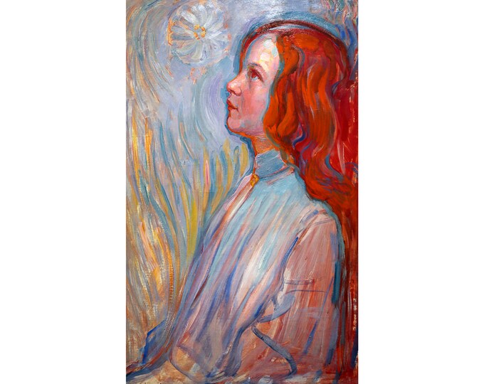 Piet Mondrian, Devotion, 1908 | Art Print | Canvas Print | Fine Art Poster | Art Reproduction | Archival Giclee | Gift Wrapped