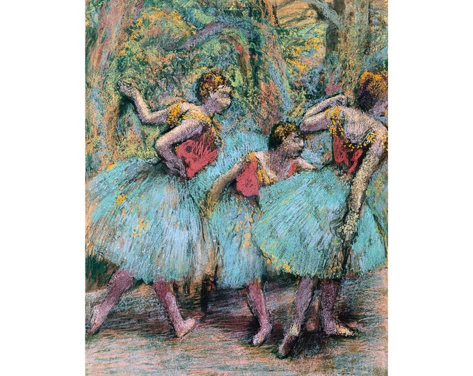 Edgar Degas, Three Dancers, 1903 | Art Print | Canvas Print | Fine Art Poster | Art Reproduction | Archival Giclee | Gift Wrapped