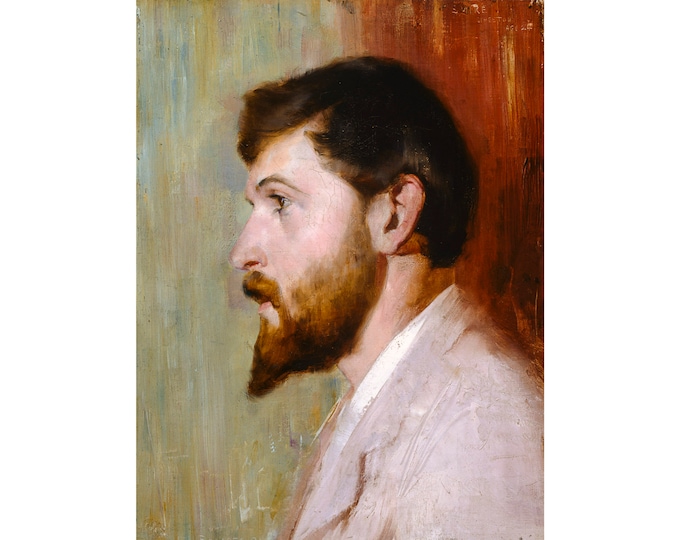 Tom Roberts, Smike Streeton age 24, 1891 | Art Print | Canvas Print | Fine Art Poster | Art Reproduction | Archival Giclee | Gift Wrapped