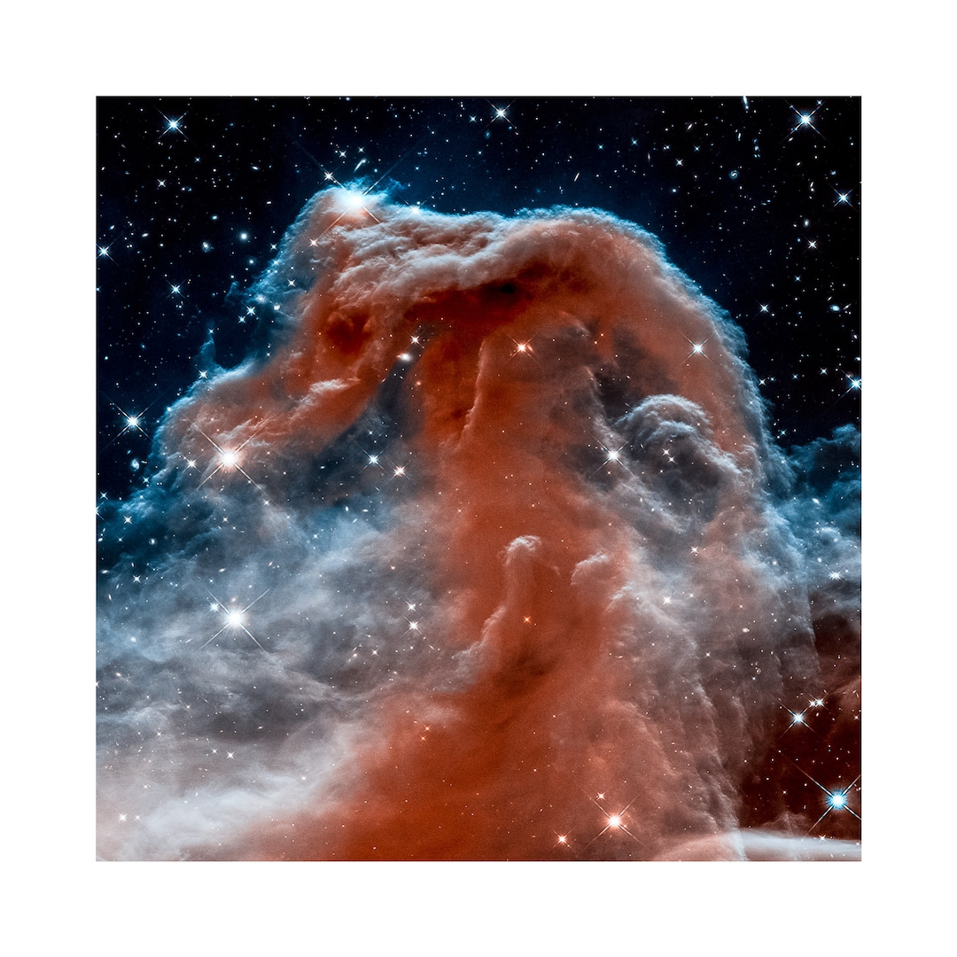 Horsehead Nebula, Close Up, NASA Space Art | Art Print | Canvas Print ...