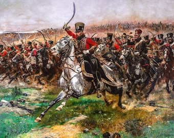 Edouard Detaille, Vive L'Empereur, 1891 | Art Print | Canvas Print | Fine Art Poster | Art Reproduction | Archival Giclee | Gift Wrapped