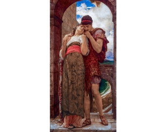 Frederic Leighton, Wedded, 1882 | Art Print | Canvas Print | Fine Art Poster | Art Reproduction | Archival Giclee | Gift Wrapped
