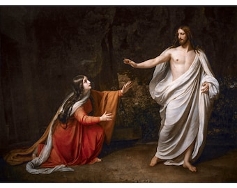 Alexander Andreyevich Ivanov 1835, Christ's Appearance to Mary Magdalene after the Resurrection | Art Print | Canvas Print | Reprodiuction