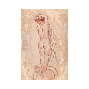 Pierre Bonnard, Nu de dos, Naked back, 1905 | Art Print | Canvas Print | Fine Art Poster | Art Reproduction | Archival Giclee | Gift Wrapped