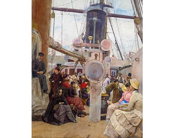 Tom Roberts, Coming South, 1886 | Art Print | Canvas Print | Fine Art Poster | Art Reproduction | Archival Giclee | Gift Wrapped