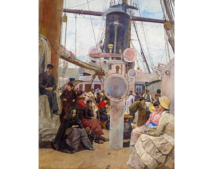 Tom Roberts, Coming South, 1886 | Art Print | Canvas Print | Fine Art Poster | Art Reproduction | Archival Giclee | Gift Wrapped
