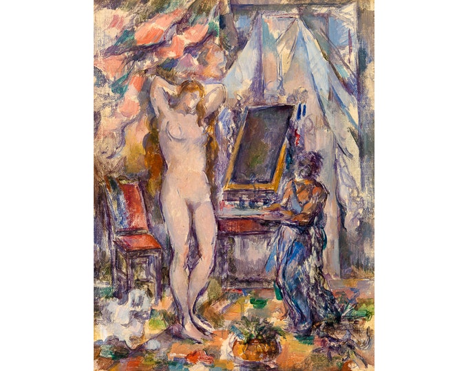 Paul Cézanne, The Toilette, 1890 | Art Print | Canvas Print | Fine Art Poster | Art Reproduction | Archival Giclee | Gift Wrapped