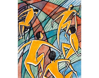 Dorrit Black, Music, 1928 | Art Print | Canvas Print | Fine Art Poster | Art Reproduction | Archival Giclee | Gift Wrapped