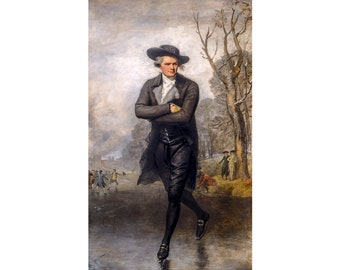 Gilbert Stuart, The Skater, 1782 | Art Print | Canvas Print | Fine Art Poster | Art Reproduction | Archival Giclee | Gift Wrapped