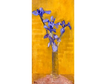 Piet Mondrian, Irises, 1910 | Art Print | Canvas Print | Fine Art Poster | Art Reproduction | Archival Giclee | Gift Wrapped