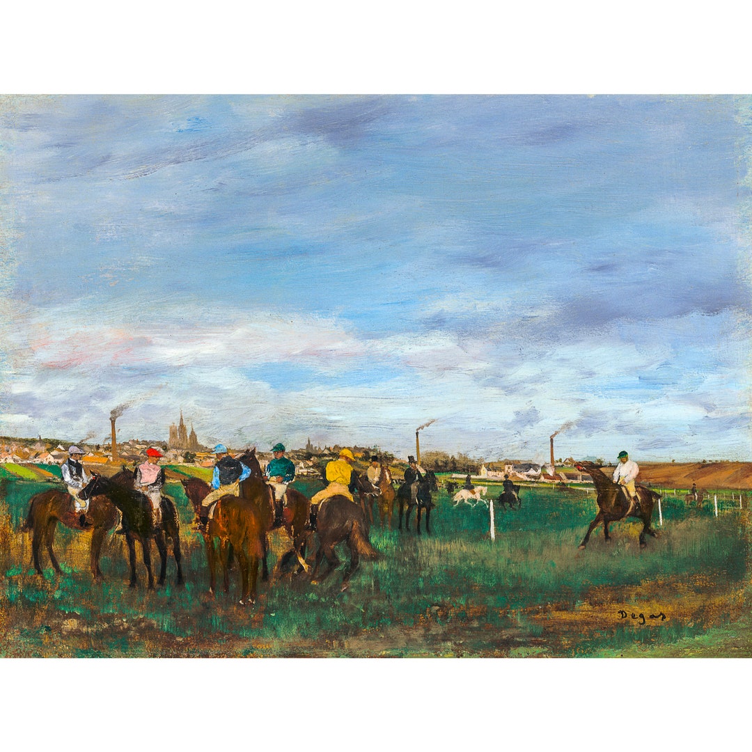 Edgar Degas, the Races, 1872 | Art Print | Canvas Print | Fine Art ...