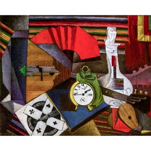 Diego Rivera, The Alarm Clock, 1914 | Art Print | Canvas Print | Fine Art Poster | Art Reproduction | Archival Giclee | Gift Wrapped