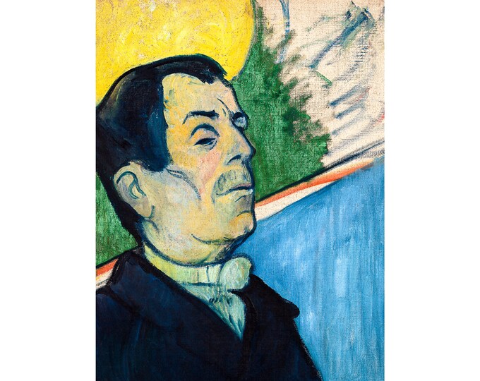 Paul Gauguin, Portrait of a Man, 1888 | Art Print | Canvas Print | Fine Art Poster | Art Reproduction | Archival Giclee | Gift Wrapped