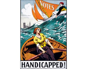 Women's Rights Artwork, Voting Rights Poster | Art Print | Canvas Print | Fine Art Poster | Art Reproduction | Archival Giclee | Gift Wrap